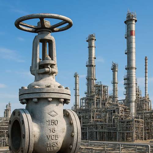 گیت ولو فولادی ۱۶ اینچ کلاس ۱۵۰ فولاد